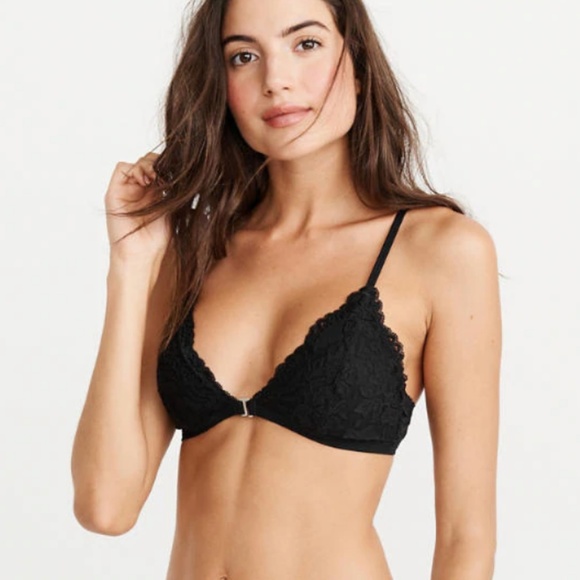 Abercrombie & Fitch Other - Black Front Close Racerback Abercrombie Bralette